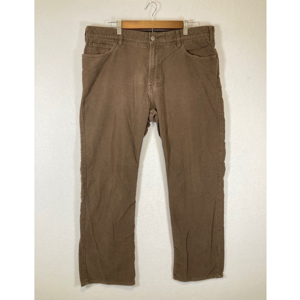 Earthcore Gap Mens 38x30 Brown Straight Fit Corduroy Pants 268188-02-6‎